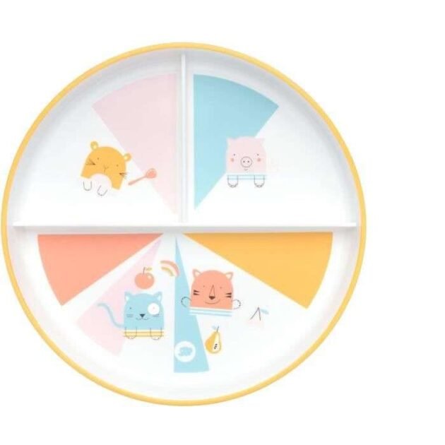 assiette avec compartiment domino - bebe confort Assiette Avec Compartiment Domino - Bebe Confort