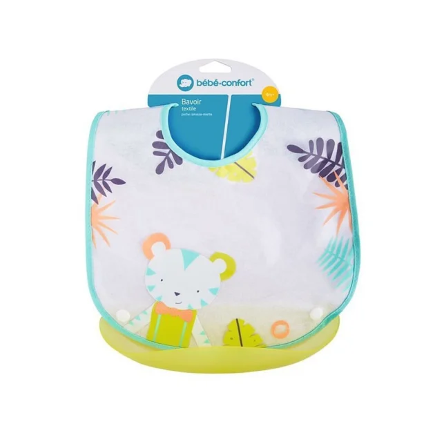 Bavoir Textile avec poche Jungle - Bebe Confort