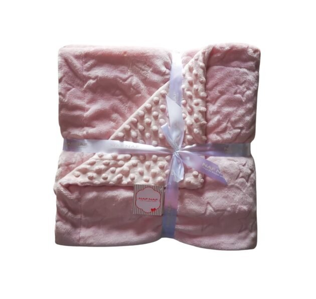 couverture-bubble-110-x-140cm-naf-naf-rose couverture bubble naf naf