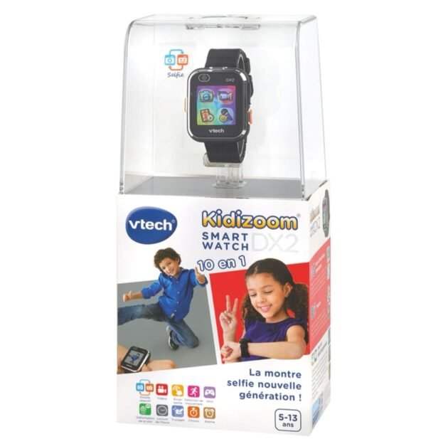 kidizoom-smartwatch-dx2-noire-vtech emballage kidizoom smartwatch