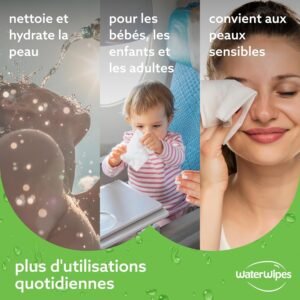 lingettes hydrating clean waterwipes pratiques