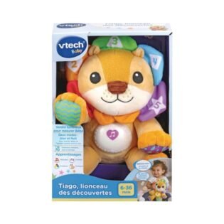 lion-des-decouvertes-tiago-vtech emballage lion thiago vtech