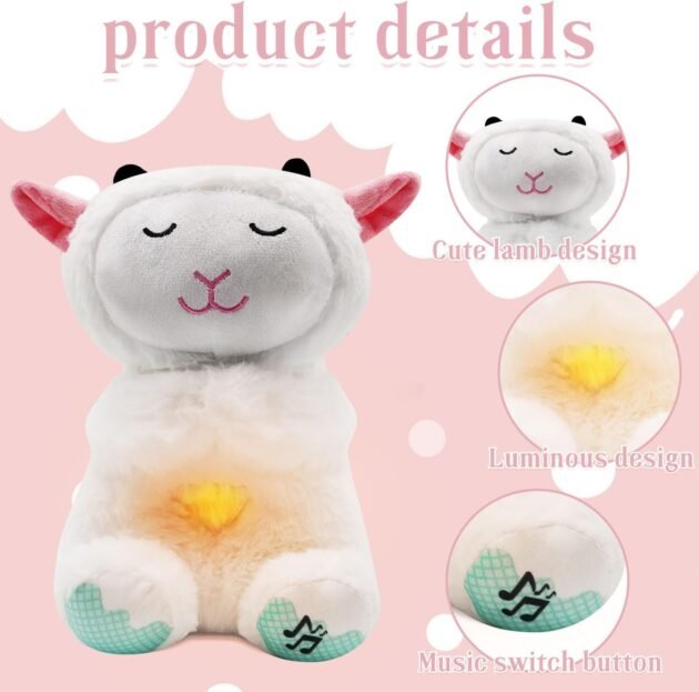 hug doll avec musique et lumières
