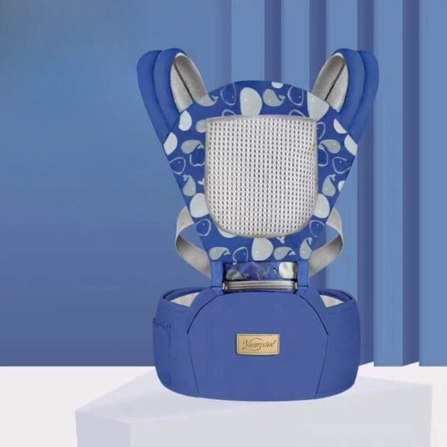porte-bébé bleu
