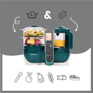 robot cuiseur nutribaby opal green