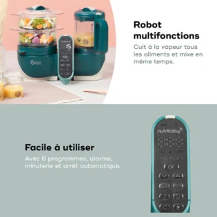 cuiseur nutribaby opal green facile à utiliser