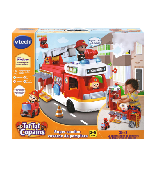 emballage Super camion caserne vtech