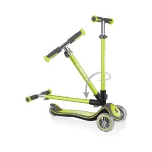 trottinette elite deluxe vert pratique