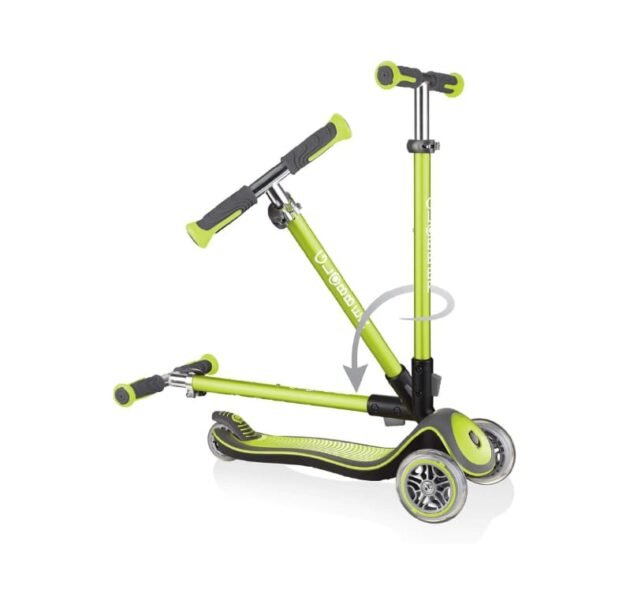 trottinette elite deluxe vert pratique