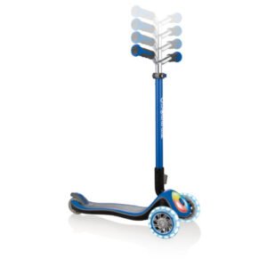 trottinette-pliable-primo-globber-bleu-4 trottinette primo réglable
