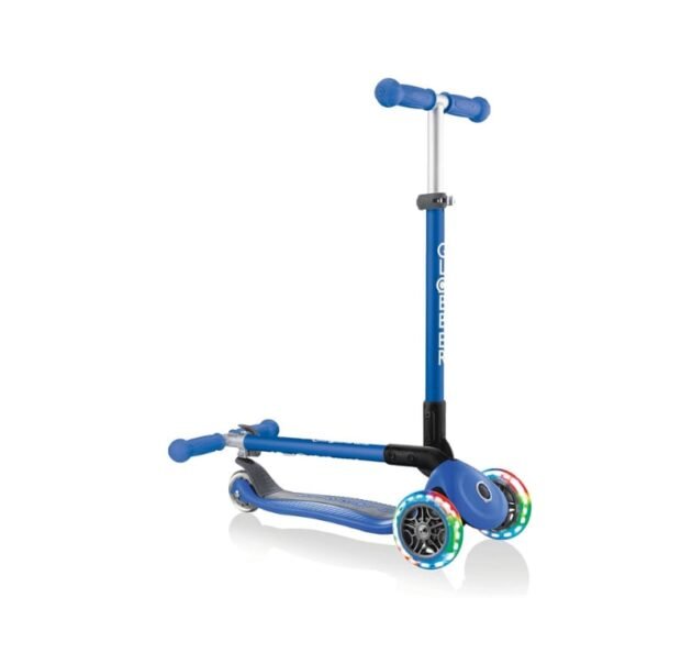 trottinette-pliable-primo-globber-bleu1 trottinette primo bleu 11