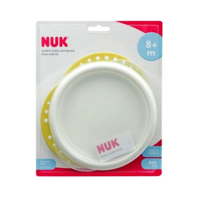 Assiette Bébé Jaune 8M+ - Nuk