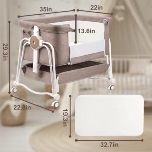 berceau-cododo-multifonction-4-en-1-beige5 berceau cododo beige