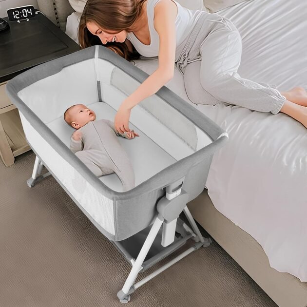 Berceau cododo réglable à bascule pour bébé