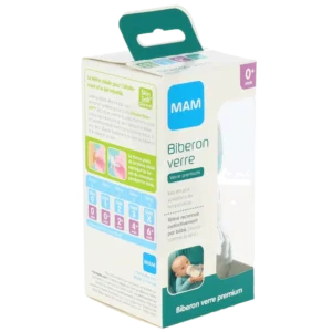 Biberon Tétine Plate Débit1  170ml - Mam