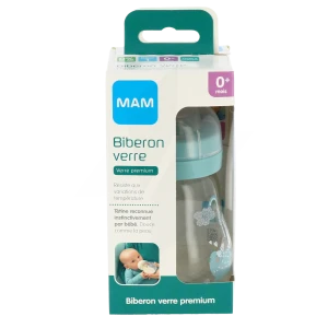 Biberon Tétine Plate Débit1  170ml - Mam