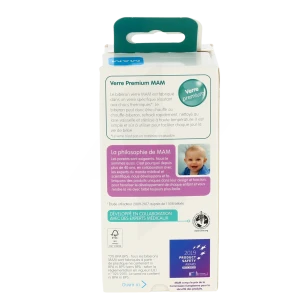 Biberon Tétine Plate Débit1  170ml - Mam