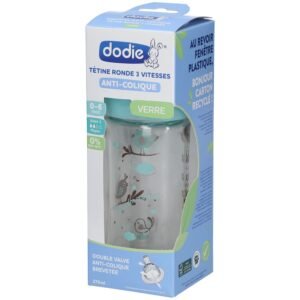 Biberon Verre Tétine Rond 270ml - Dodie