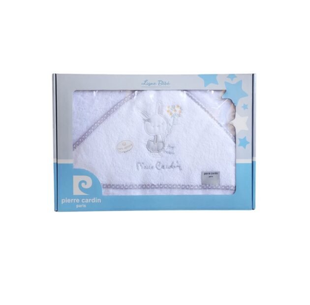 cape de bain lapin grise