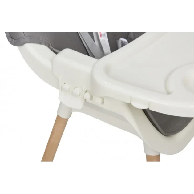 Chaise Haute Mika Gris - MS Innovaciones