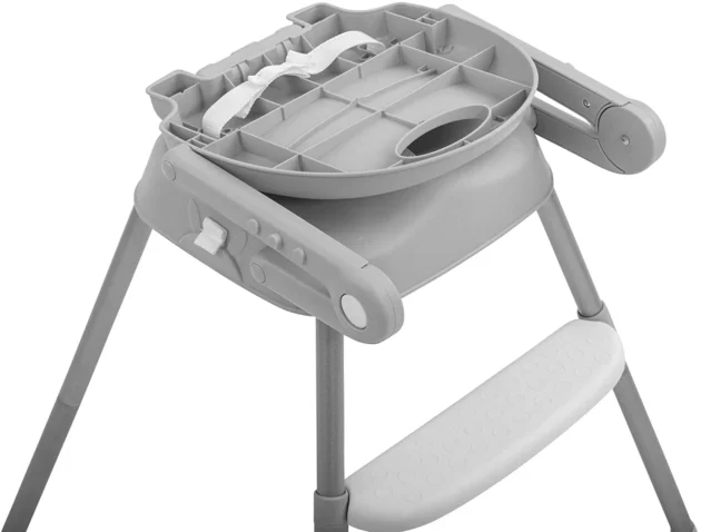 Chaise Haute Spoon Pliante Gris - MS Innovaciones
