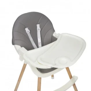 Chaise Haute Mika Gris - MS Innovaciones