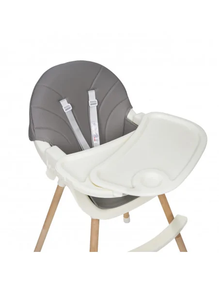 Chaise Haute Mika Gris - MS Innovaciones