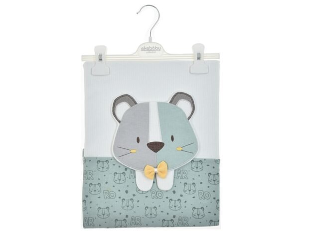Couverture Bébé Multi-Usages En Cotton De Lux Vert - Ekebaby