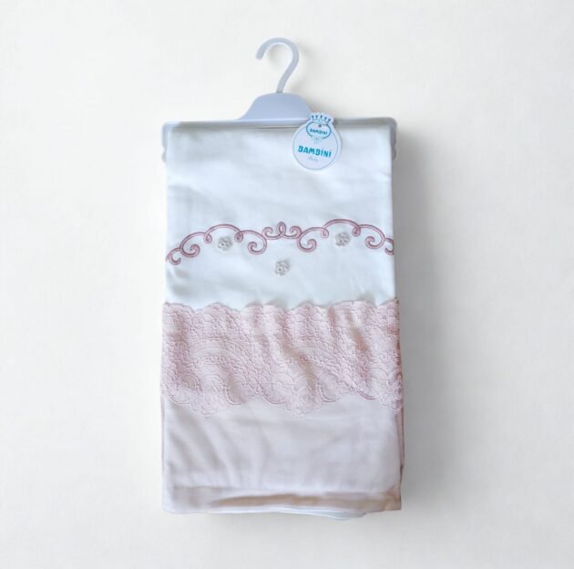Couverture avec Broderie et dentelle - Bambini