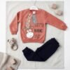 ensemble bébé giraffe rose noire - nicukids gobebe Ensemble Bébé Giraffe - Nicukids