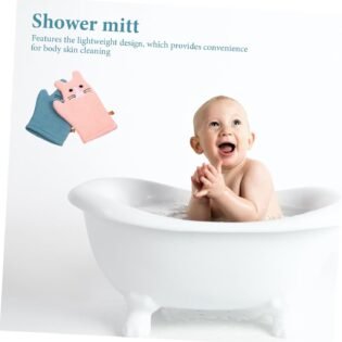 gants-de-bain-doux-forme-chat-3 gant de bain doux pratique