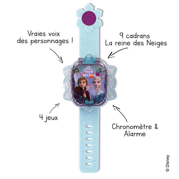 Montre Jeu Interactive Reine des Neiges 2 – Vtech