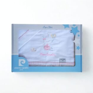 parure de lit lapin pierre cardin rose