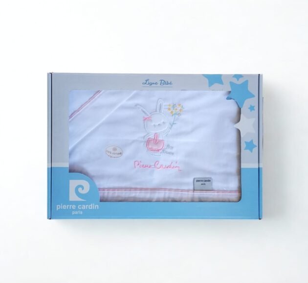 parure de lit lapin pierre cardin rose