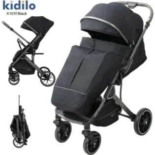poussette compacte avec couvre-jambe k101f - kidilo Poussette Compacte Avec Couvre-Jambe K101F - Kidilo