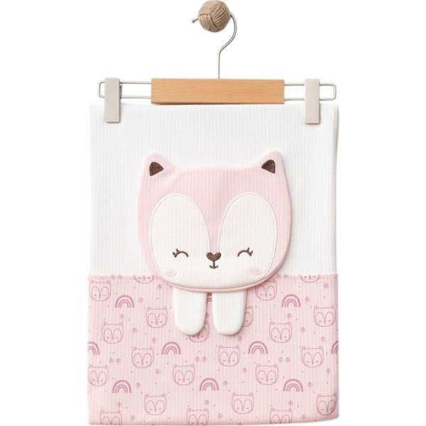 Couverture Bébé Multi-Usages En Cotton De Lux Rose - Ekebaby