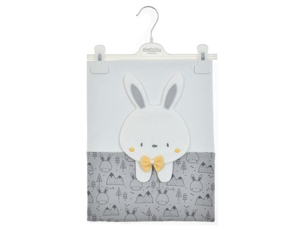Couverture Bébé Multi-Usages En Cotton De Lux Gris - Ekebaby
