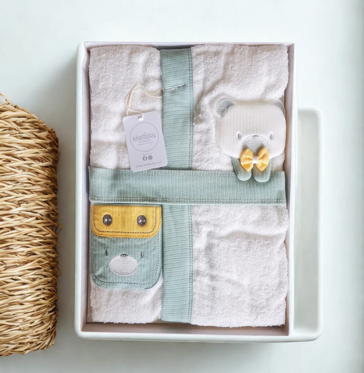 Peignoir Bébé100% Coton Anti Allergique - Ekebaby