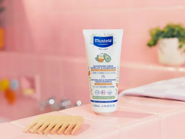 Shampooing Crème Démêlant Cheveux Bouclés- Mustela