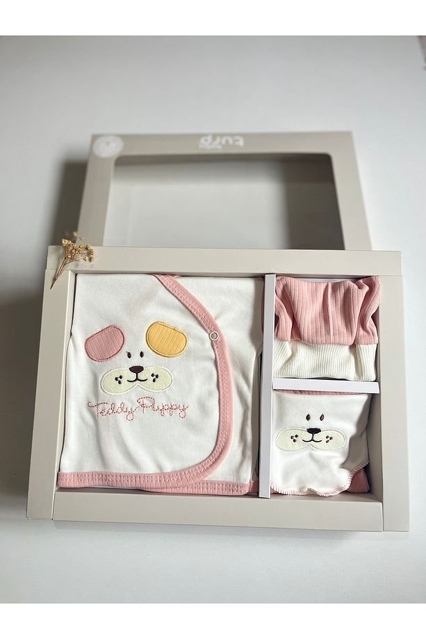 sortie de l'hôpital fille pack 5 pièces (0 à 3mois) - baby turp (2) Coffret naissance 5 pièces filles (0-3 mois) - Baby Turp