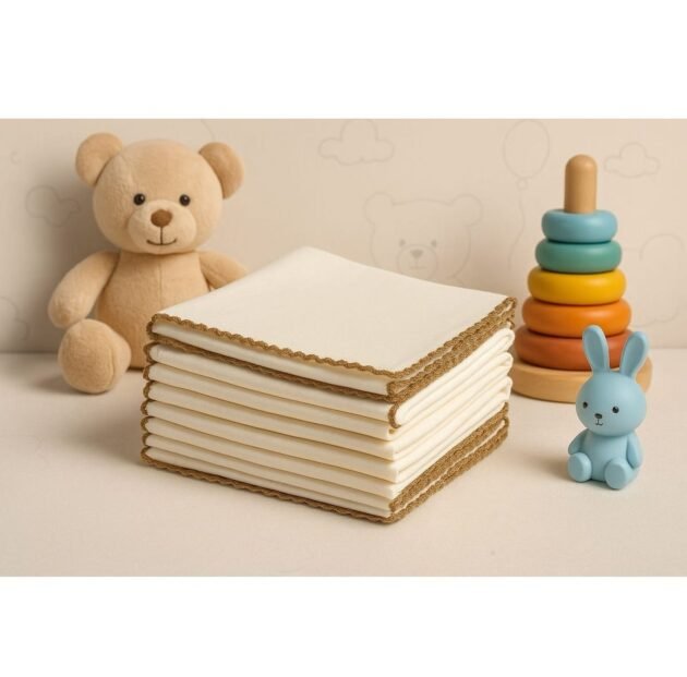10 mouchoirs doux - ekebaby Lot De 10 Mouchoirs Doux - Ekebaby