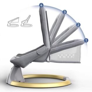 Balancelle 3en1 Avec Bluetooth Et télécommande - Bobi Long