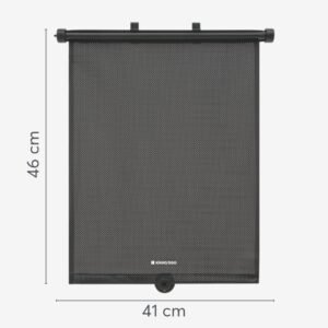 Lot de 2 Pare-Soleils Voiture Enroulables Avec Ventouses - KikkaBoo