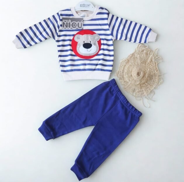 ensemble-longue-manche-pour-garcon-nicu-bleu bleu