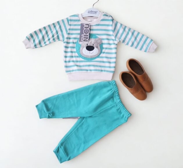 ensemble-longue-manche-pour-garcon-nicu-turquoise turquoise