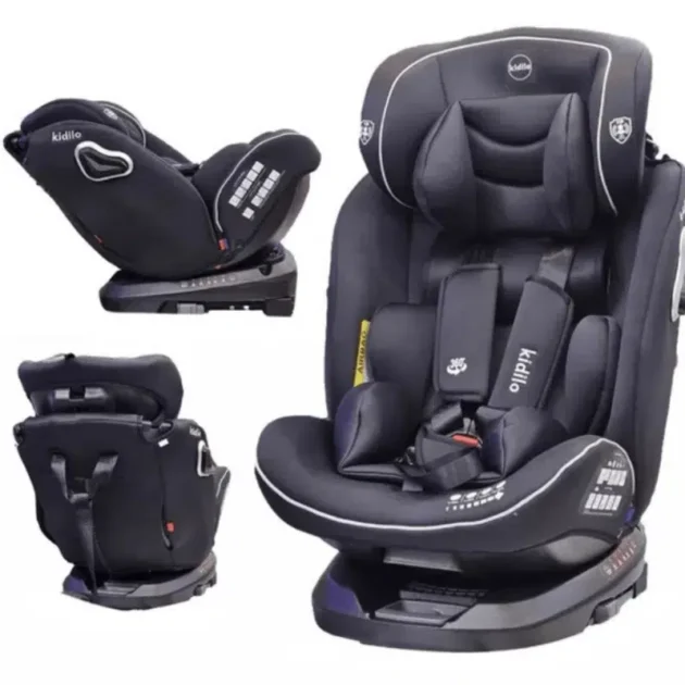 kidilo-360-rotation-isofix-KBH311 Siège Auto Isofix Groupe 0-1-2-3 Rotatif 360° - Kidilo