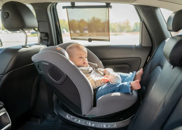 Lot de 2 Pare-Soleils Voiture Enroulables Avec Ventouses - KikkaBoo