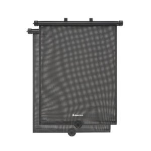 Lot de 2 Pare-Soleils Voiture Enroulables Avec Ventouses - KikkaBoo