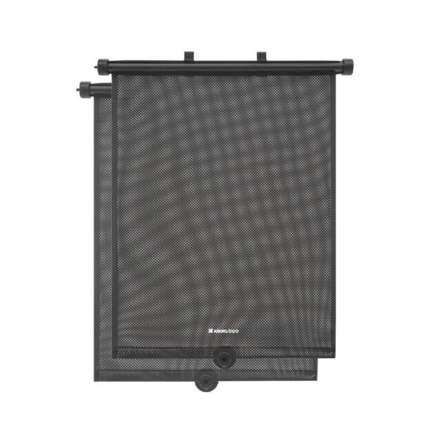 Lot de 2 Pare-Soleils Voiture Enroulables Avec Ventouses - KikkaBoo