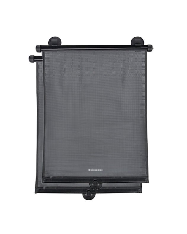 Lot de 2 Pare-Soleils Voiture Enroulables Avec Ventouses - KikkaBoo